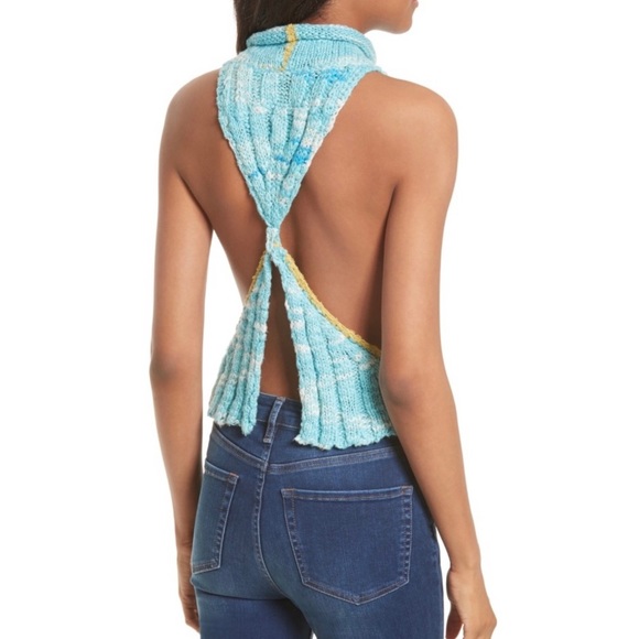 Free People Tops - NWT FREE PEOPLE Laguna Split Back Sweater Tank